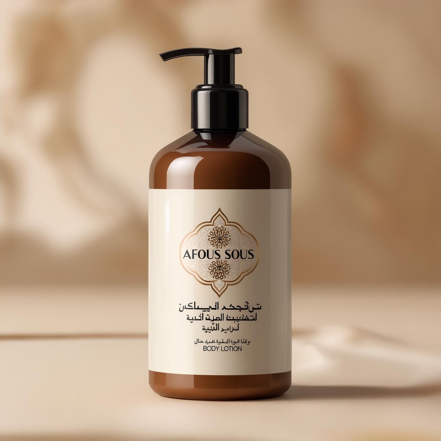 لوشن جسم بزيت الأركان العضوي